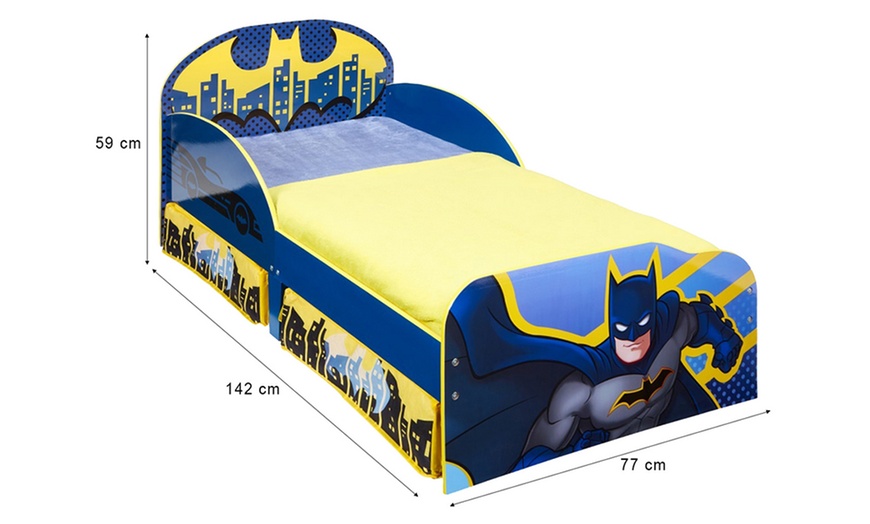 Image 6: Batman Toddler Bed with Storage
