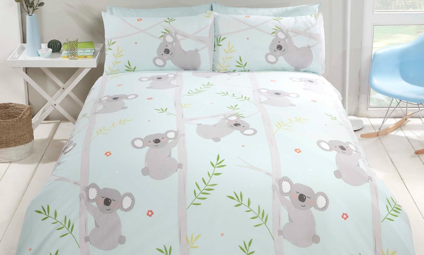 Image 1: Koala or Panda Duvet Set