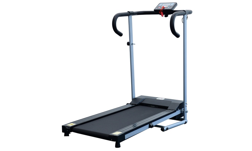 Image 2: Homcom Electric Treadmill