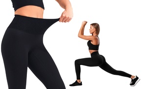 Tummy Control High-Waisted Elasticated Fleece Legging 