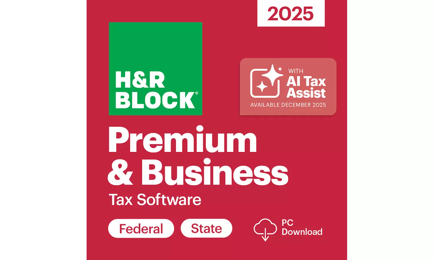 H&R Block 2025 Tax Software – File Federal & State with Ease