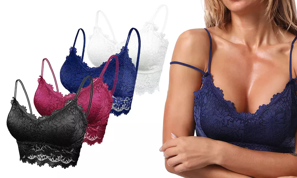 One or Three Lace Padded Bras