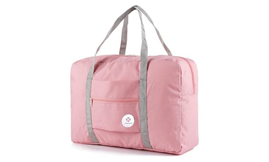 Image 8: One or Two Foldable Travel Holdall Carry-On Duffle Bags