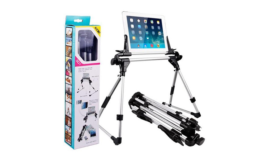 Image 5: Foldable Multi-Angle Tablet Stand