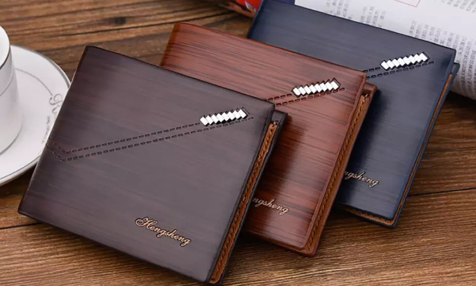 1 ou 2 portefeuilles Homme simili cuir - Primary Image