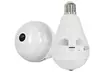 Lampe avec caméra cachée HD avec vue à 360º, Wifi, audio bidirectionnel et cartes SD - Second Medium
