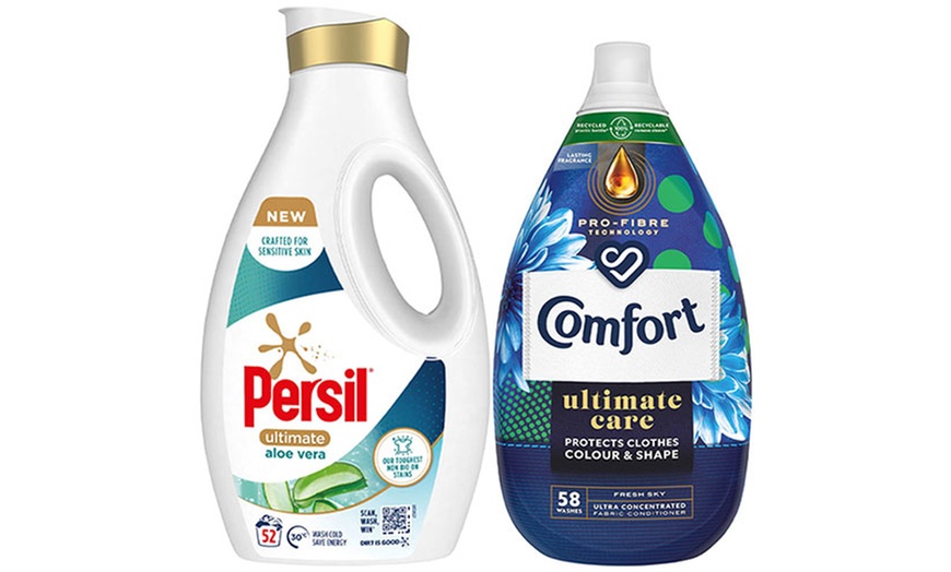 Image 14: Persil Ultimate Washing Liquid Detergent and Comfort Ultimate Care