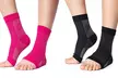 1 ou 2 paires de chaussettes de compression anti-fatigue ouvertes aux orteils - Second Medium