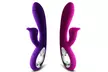 DeeSoo Dual Head Rabbit Vibrator Multi-Speed Silicone G-Spot Vibrator - Second Medium