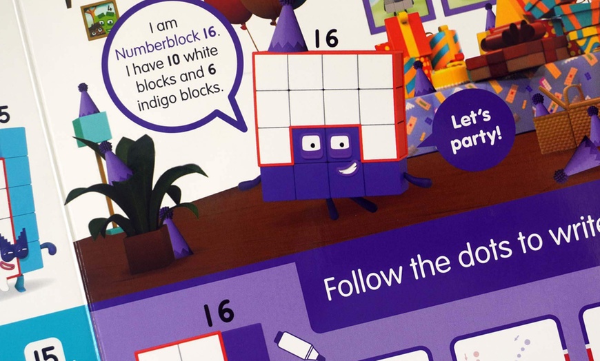 Image 4: Four Numberblocks and Alphablocks Wipe-Clean Books with Pens
