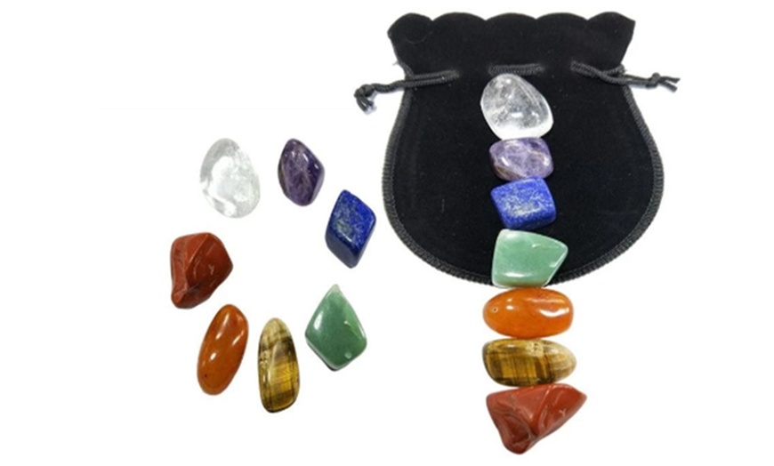 Image 2: One or two Sets of Seven-Piece Chakra Stones