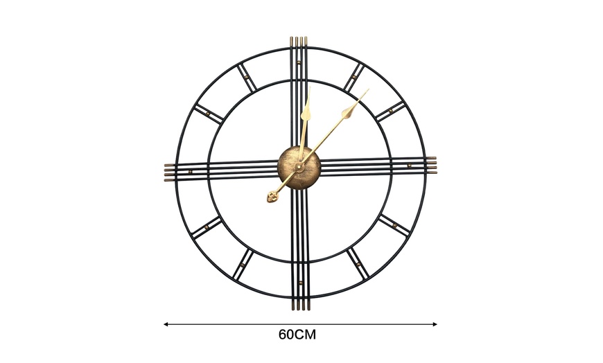 Image 2: Oversized Wall Clock