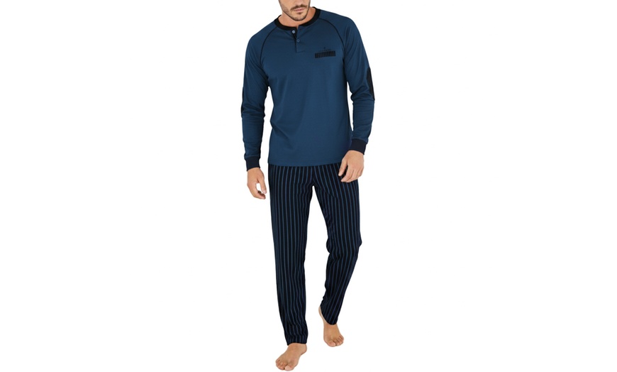 Image 9: Pigiama da uomo in cotone Navigare