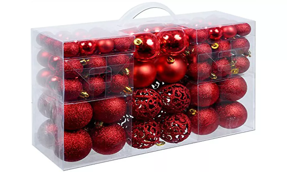 Set di 100 palline di Natale