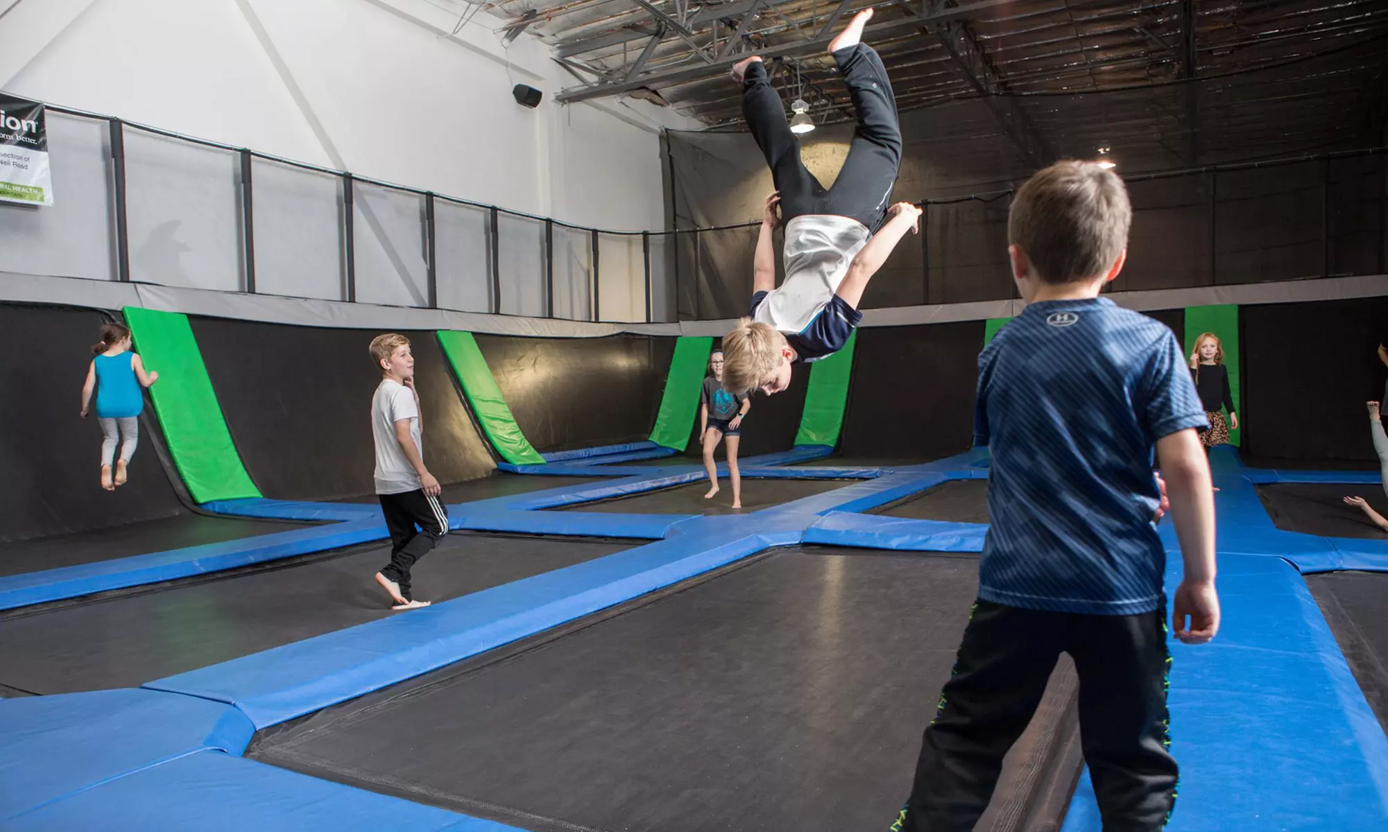 Jump Passes or Party Package at EZAIR Trampoline Park & Laser Tag (Up to 38% Off) - Primary Image
