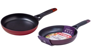 One or Two Pyrex Cherry or Grape Optima Frying Pans