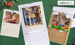 Personalised Photo Calendar in A4, A3 and XL format from Colorland