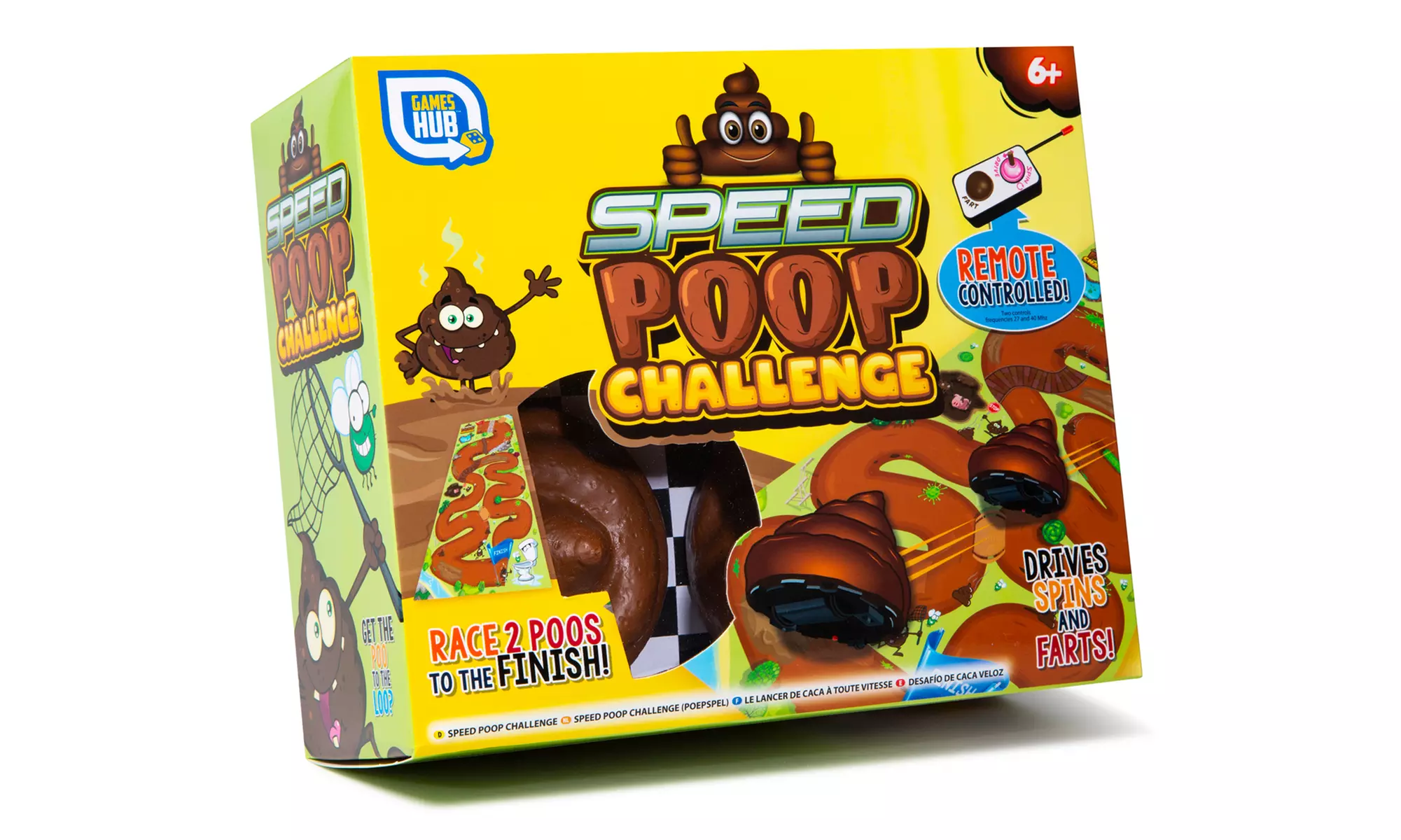 RMS Remote Control Poo Challenge Game with Racing Mat - Image 5