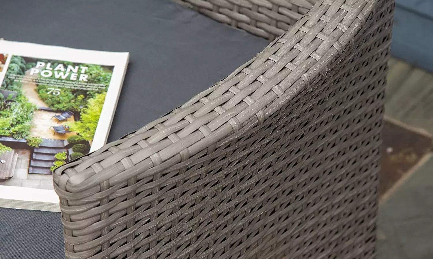 Two Outsunny Rattan-Effect Armchairs