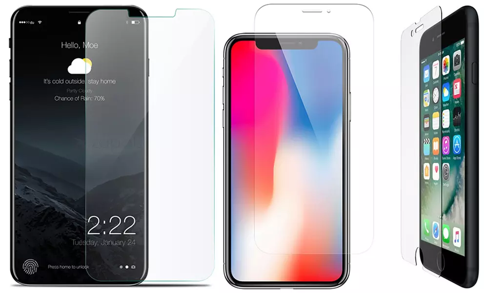 1x oder 2x gehärtetes Display-Schutzglas für iPhone im Modell nach Wahl, inkl. Versand - Primary Image