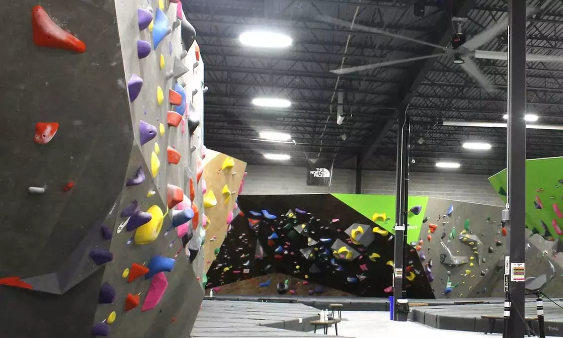 Climbing Day Pass for 2, 4, 6, or 8: Test Your Skills with Friends at Steel Peak Climbing (Up to 58% Off) - Primary Image