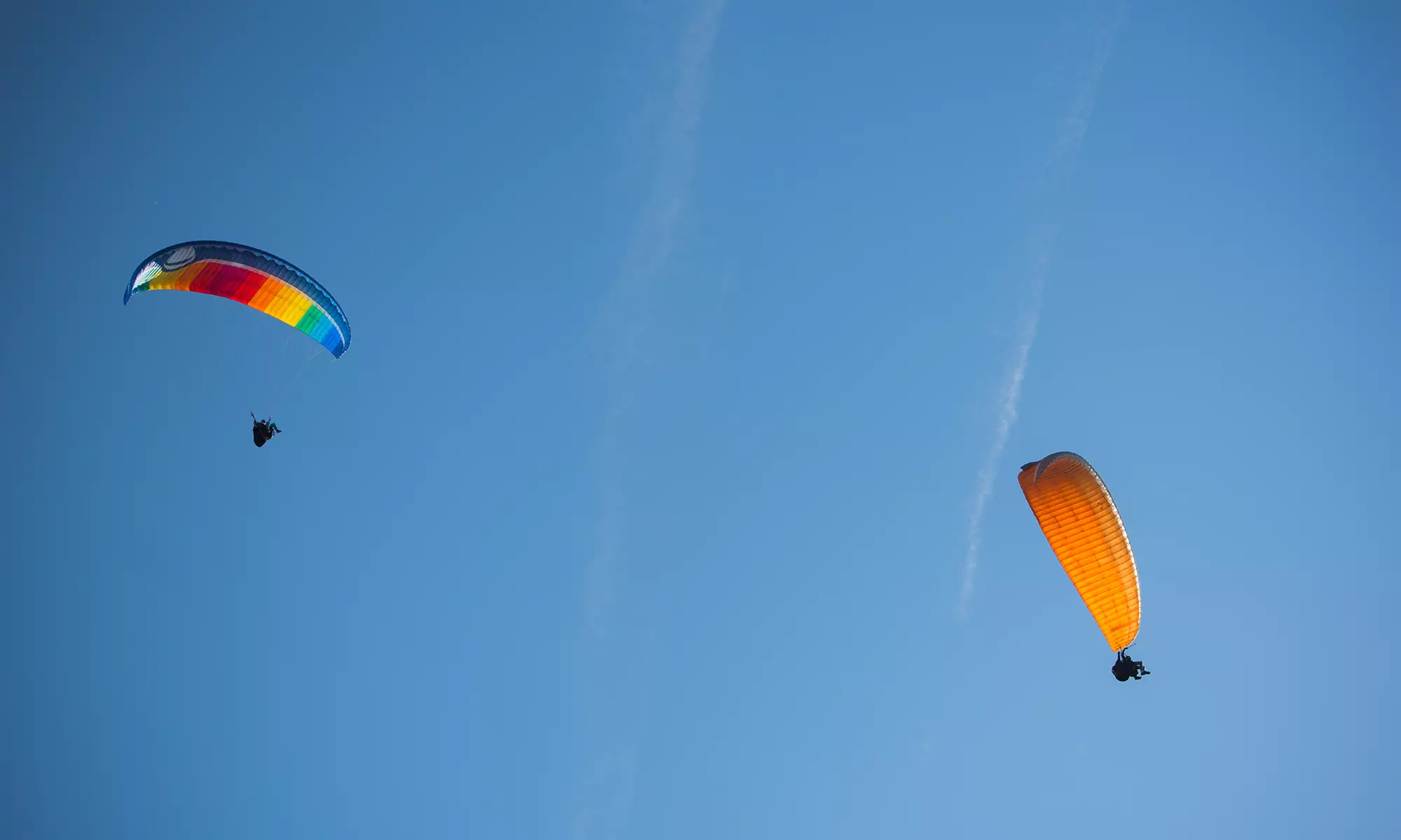 Lot paralotnią z akrobatyką