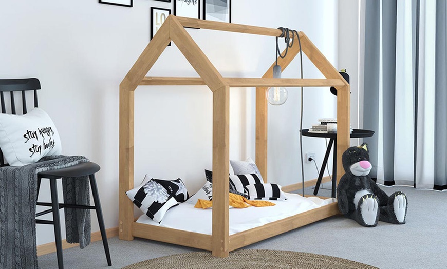 Image 3: Tree House-Style Bed Frame