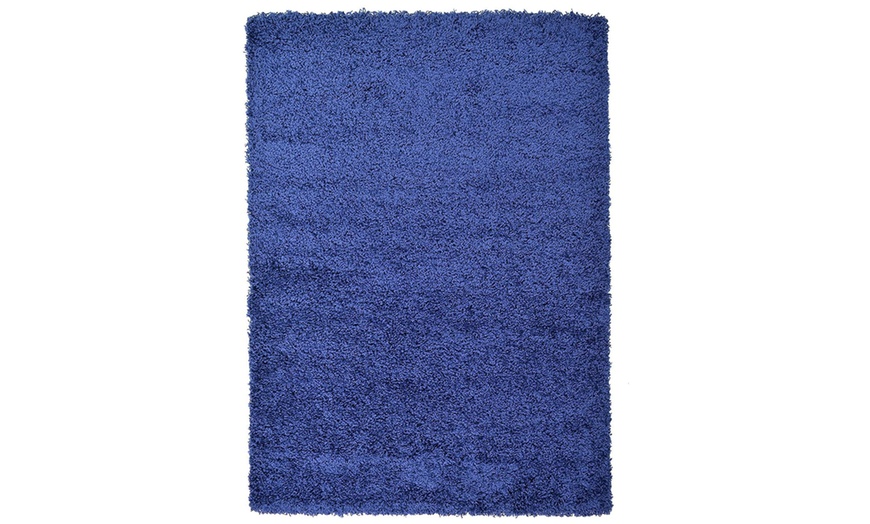 Image 4: Thick Pile Soft Shaggy Area Rug