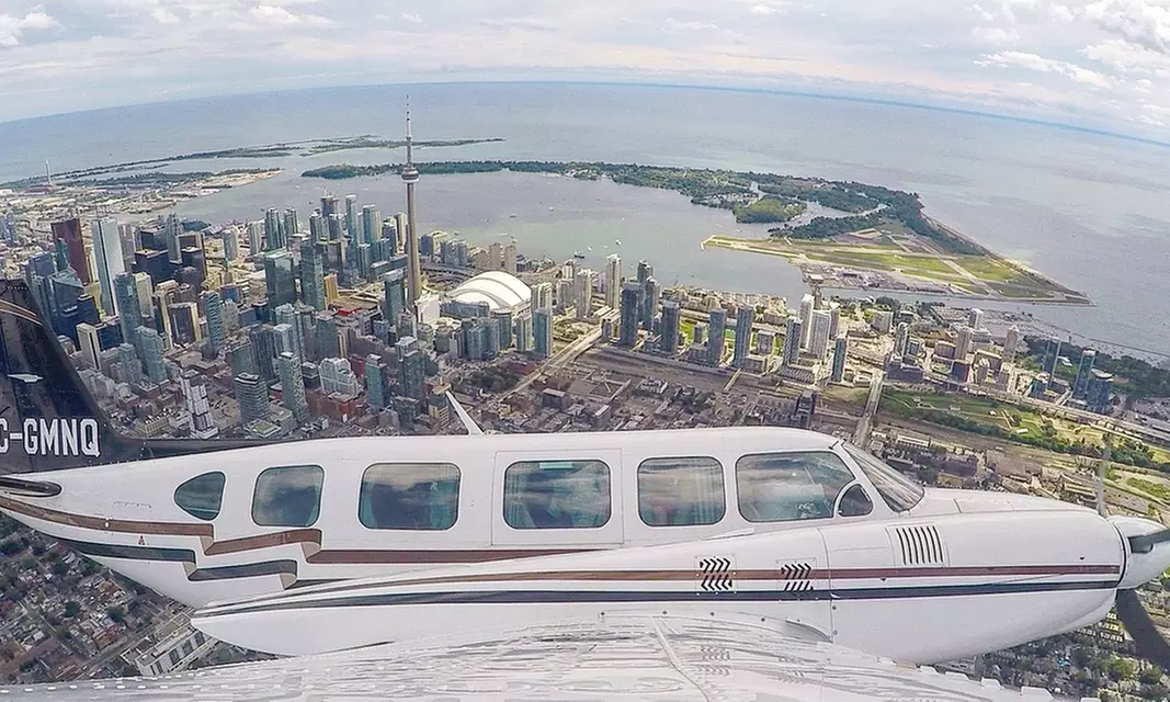 C$154 for a 100km Aerial Tour of Toronto for Two with Champagne at Greater Toronto Airways (C$350 Value) - Primary Image