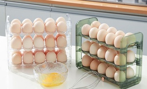 3-Layer Flip Fridge Door Egg Holder from Fancycustomize