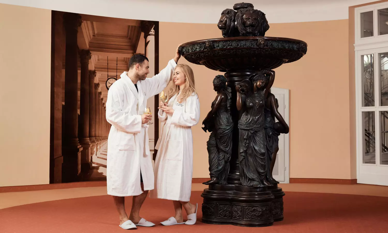 Karlsbad: Doppelzimmer mit Halbpension