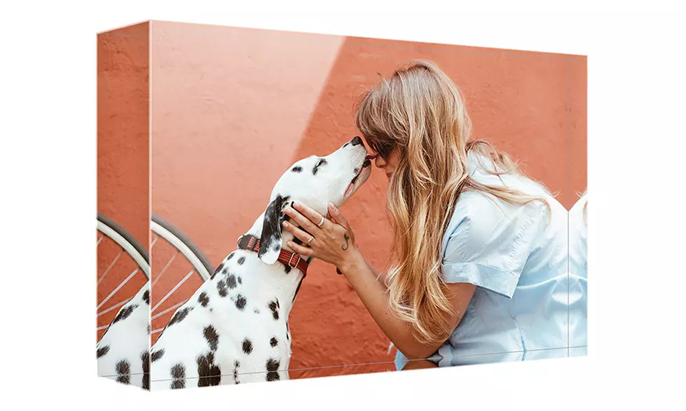 1 ou 2 blocs photo en plexiglas sur le site Photo Gifts