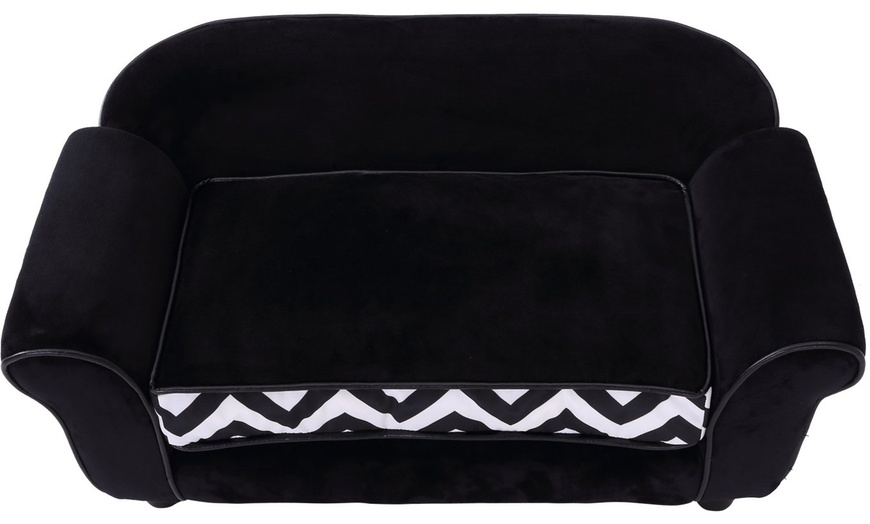 Image 15: PawHut Pet Sofa with Cushion