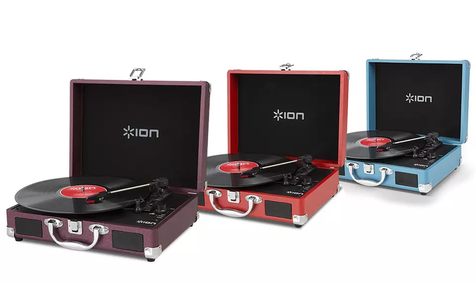 ION Audio Portable Vinyl Turntable with Built-In Speakers - Primary Image