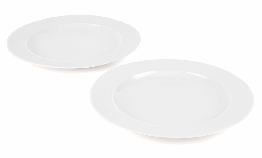 Image 5: Alessi Porcelain Dinner Plates 