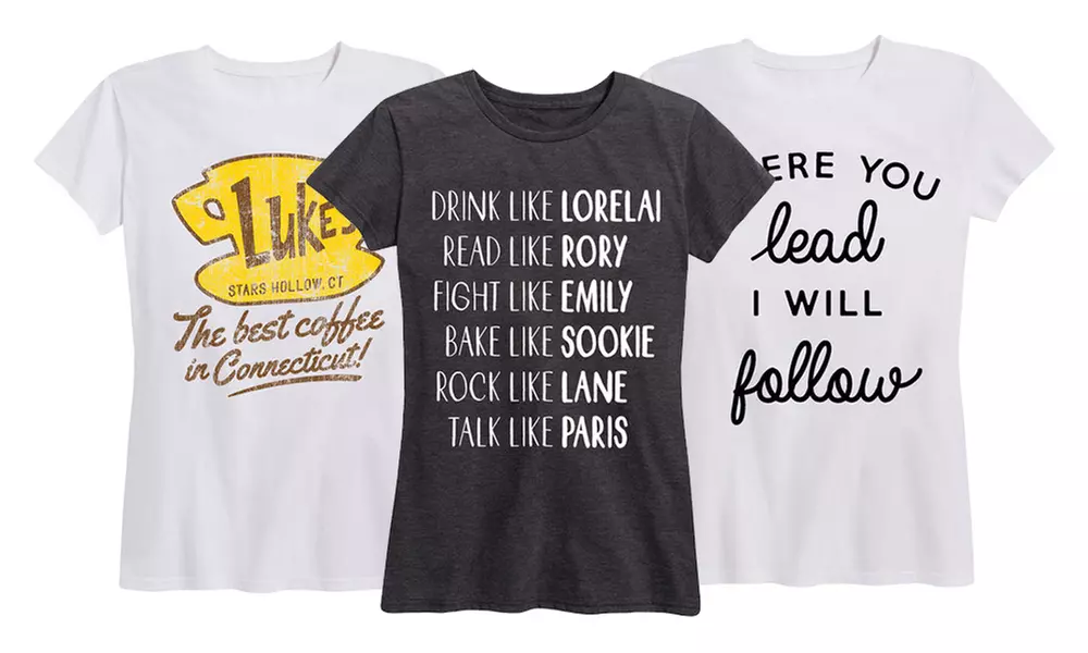 Women's Humorous Lorelai and Rory Tee - Primary Image