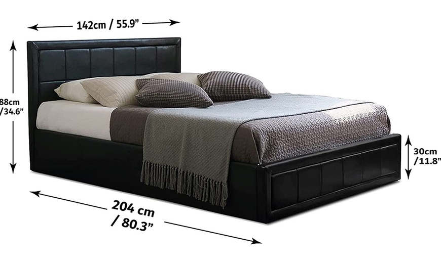 Image 36: Ottoman Bed Range with Optional Mattress