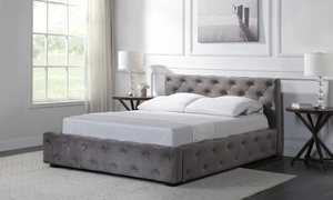  Studded Bed Frame with Optional Mattress 