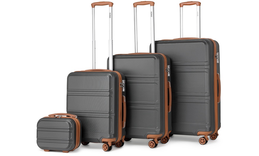 Image 11: Up to Four Hard Shell ABS Suitcases