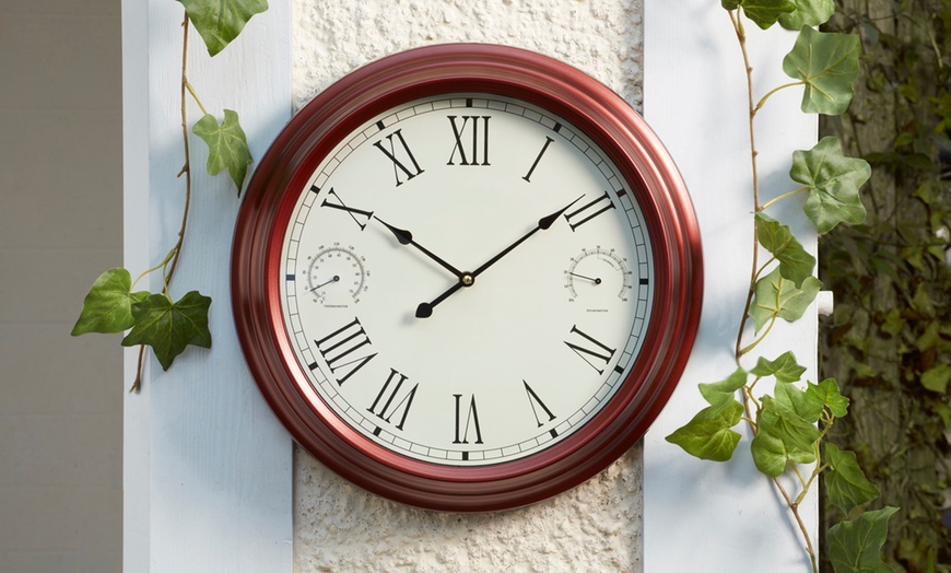 Image 2: Outdoor Garden Clocks