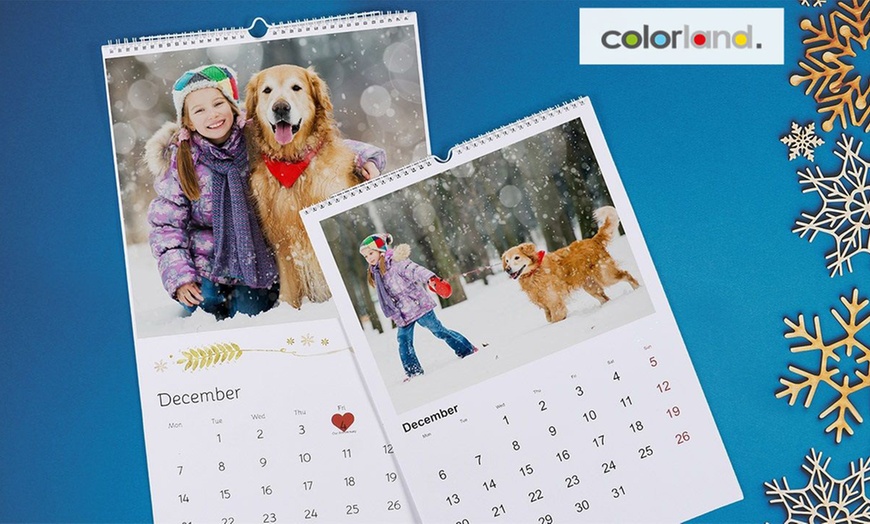 Image 2: Calendrier photo personnalisé en format A4, A3 ou XL, avec Colorland