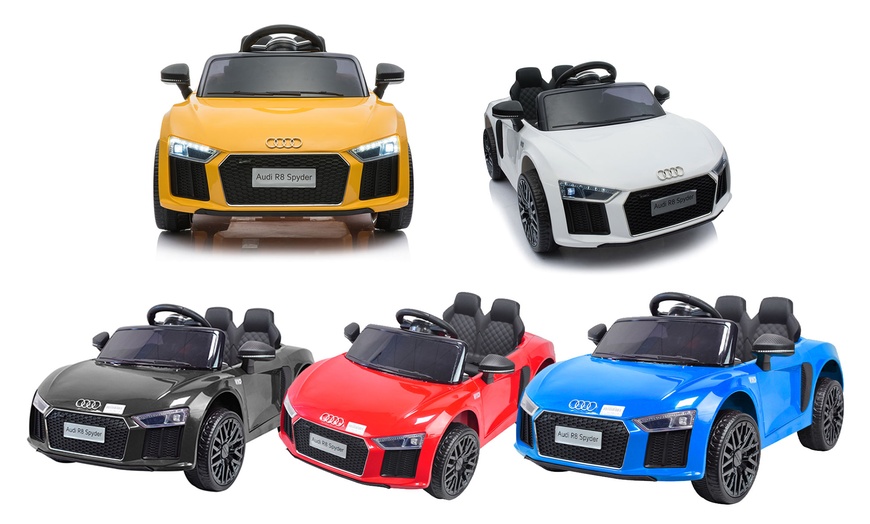 Image 1: Elektrische kinderauto Audi R8 Spyder