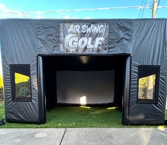 Mobile Golf Simulator 8 Hour Event Rental - Air Swing Golf