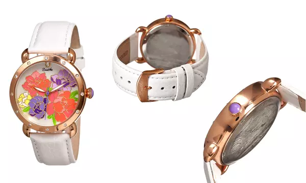 Shops Bertha Angela mother of pearl watch