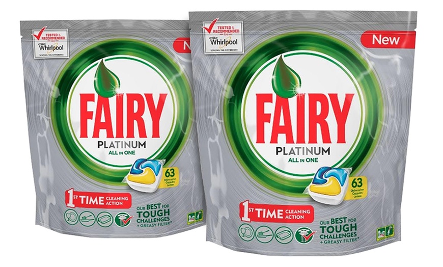 Image 3: 63 or 126 Fairy Dishwasher Tabs