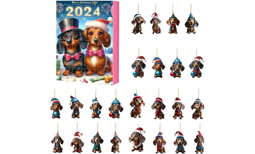 Image 6: Animal Lovers Christmas Baubles Advent Calendar