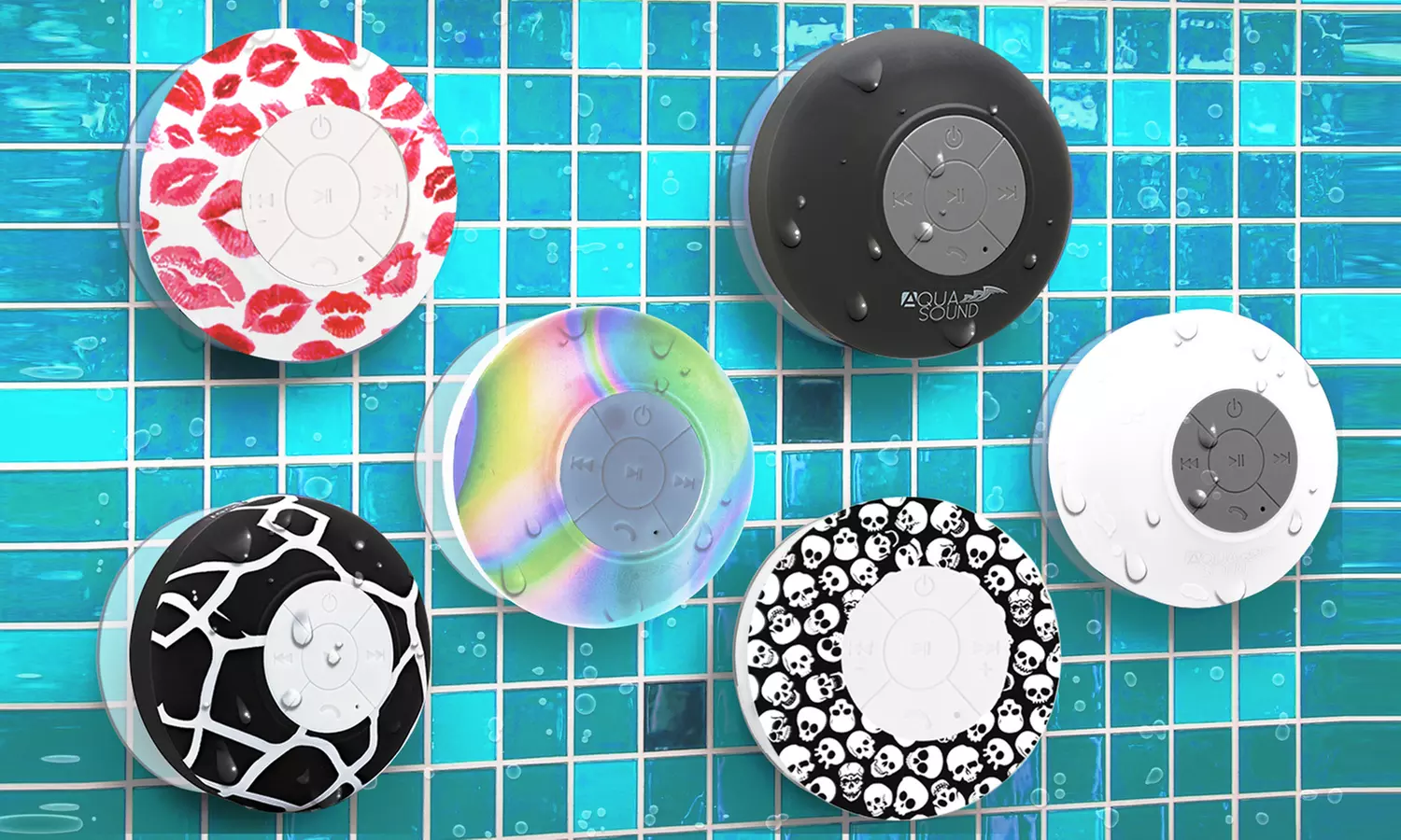 Aduro AQUA Sound Bluetooth Shower Speaker with Mic and Controls - Primary Image