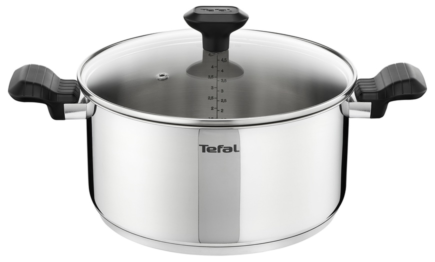 Image 5: Tefal Comfort Max Induction-Compatible Stainless Steel Pan Set