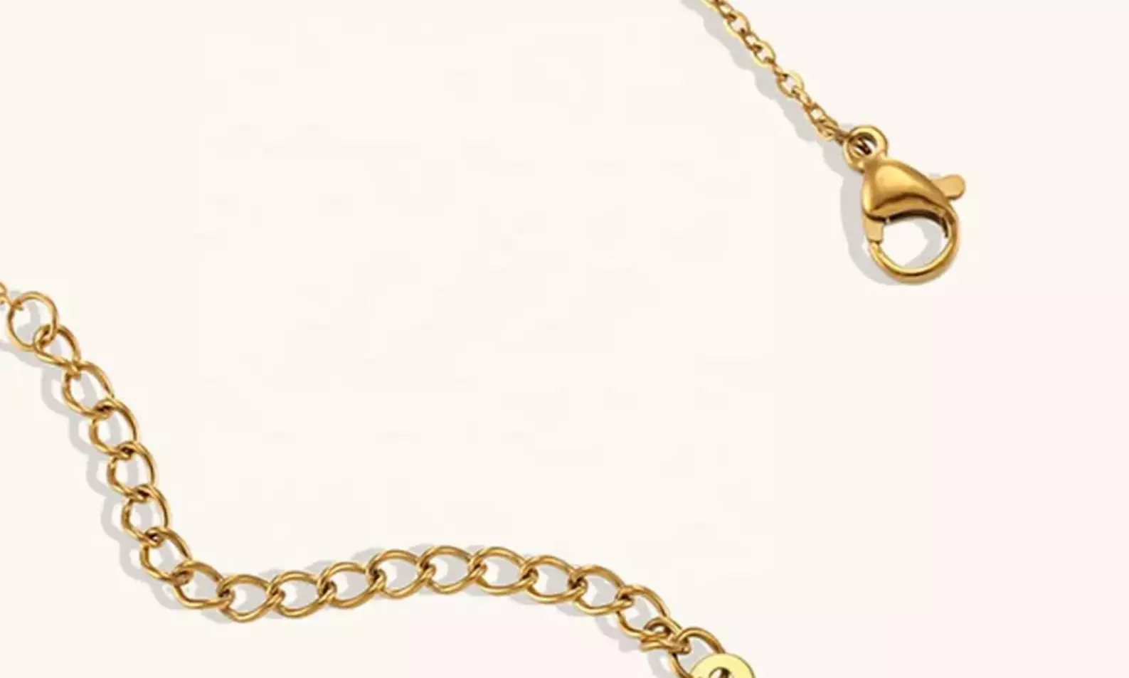 Collier plaqué or 18 carats