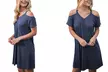 Reflection Women's Casual Cold Shoulder Cut-Out Knit Dress with Plus - Image 6